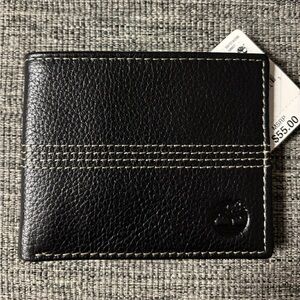 TIMBERLAND BLACK LEATHER WALLET